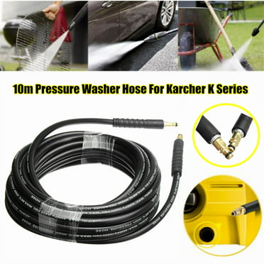 High Pressure Washer Washing Hose Tube Pipe 3/8 Quick Connect Car 49ft 5800PSI 
